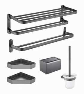 挂件套装（五件套）/KGJ02Q/太空铝/喷塑枪灰色