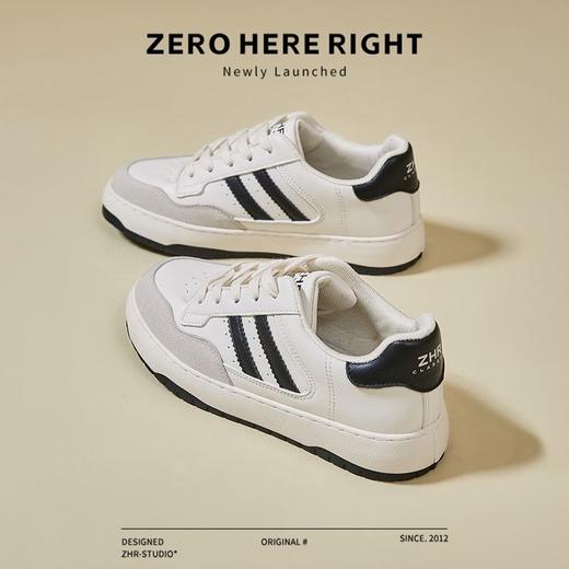 ZHR则则平底小白鞋2024夏季爆款防滑休闲鞋德训鞋百搭舒软运动鞋 商品图5