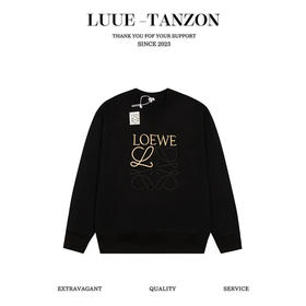 罗**威  23Fw 字母刺绣圆领卫衣（Y*BG）