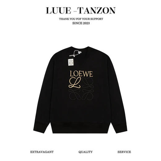 罗**威  23Fw 字母刺绣圆领卫衣（Y*BG） 商品图0