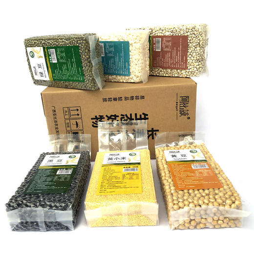 精选杂粮组合装（绿豆500克、黑豆500克、薏仁米500克、糯玉米500克、黄小米500克、黄豆500克） 3000g 商品图0