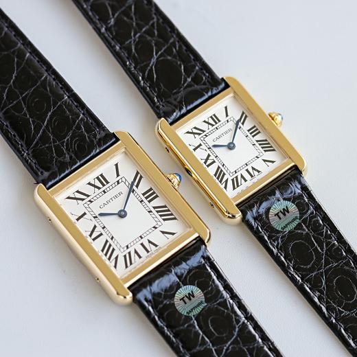 卡地亚坦克鳄鱼皮 商品图8