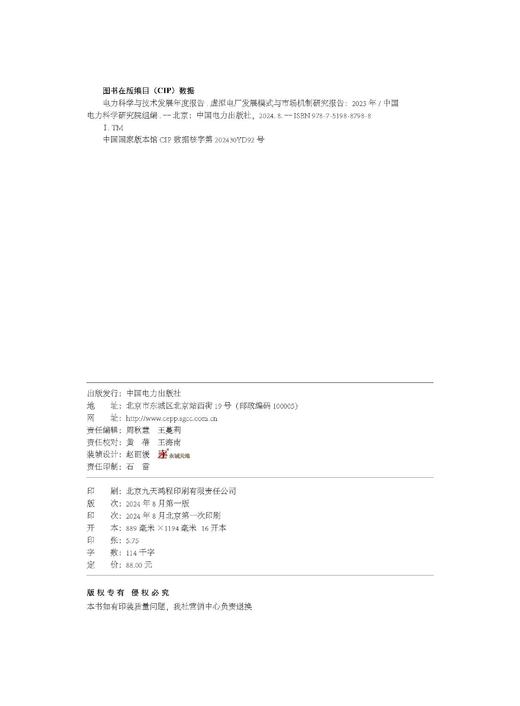 电力科学与技术发展年度报告.虚拟电厂发展模式与市场机制研究报告：2023年 商品图2