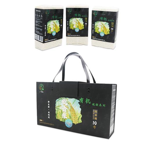纽莱福10号有机软香米礼盒装1KG*3 商品图0
