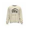 Saint Michael god eyes printed vintage raglan sweatshirt复古洗水风格眼睛卫衣 (Y*BG) 商品缩略图0