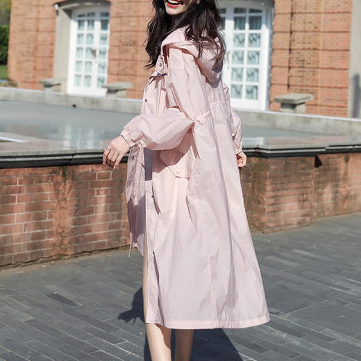 裁缝学苑AQ345长款大码防晒服纸样防晒衣连帽女装新款外套打版裁剪样板 商品图1