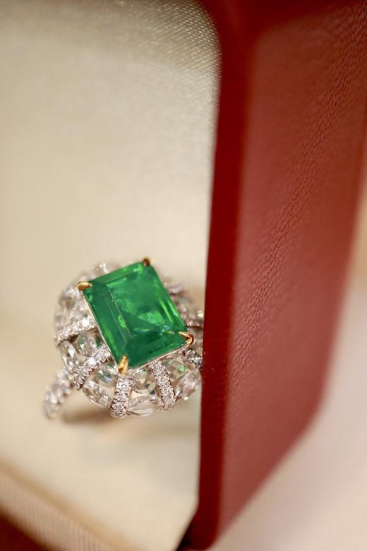 3.1ct 祖母绿戒指 商品图4