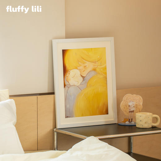 fluffy lili 白日梦小姐系列限量微喷复制画《拥抱》【本商品不支持用券】 商品图1