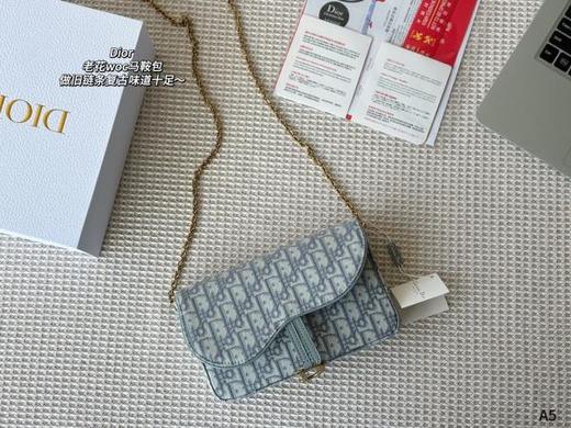 D家 oblique 钱包链条包，帆布拼皮系列 ！BDAD家 商品图1