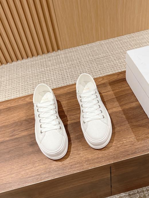 凯旋门 低帮系带帆布休闲运动鞋 【厚底】 商品图2