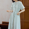 裁缝学苑AQ344中长款收腰系带短袖连衣裙纸样衬衫裙女装裙子样板 商品缩略图2