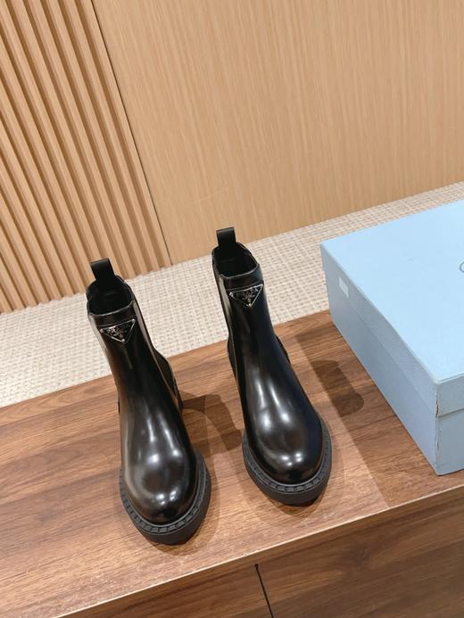 * 普*达经典款三角标烟管靴 切尔西裸靴（HD） 商品图3