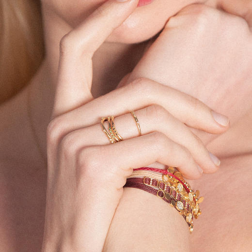 订购6周到｜CHRISTIANA KAFA-FREJA-米黄色 手链［希腊设计师］ 商品图1