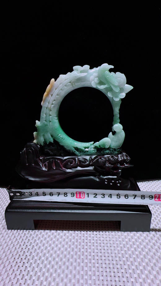 620303翡翠摆件【喜上眉梢】 商品图1