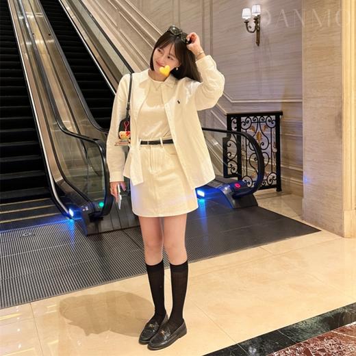 小马刺绣棉麻长袖衬衫，棉麻混纺更透气、呼吸感十足【G】 商品图4