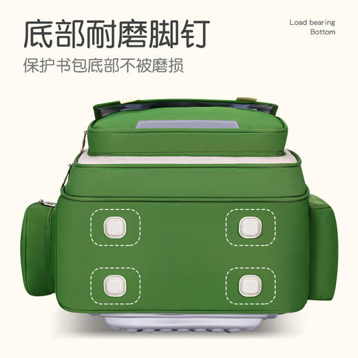 【时尚拼色书包，快乐学习】小学生书包英伦风 减负背垫耐磨儿童书包 3-6年级小学生书包 拆卸式腰带|大容量|舒适透气-QQ 商品图2