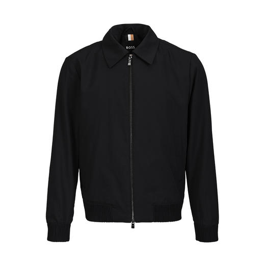 BOSS 男士弹力羊毛垂顺夹克外套 12064 商品图2