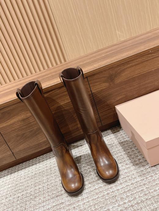 *# 缪家 新款粗高跟长靴 秋冬走秀新款直筒靴（HD） 商品图3