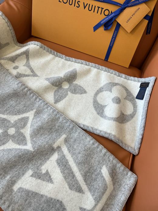 驴家羊绒锁边秀围巾（灰色）正品级 商品图1
