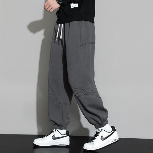 【DSL】大依优型大码男装束脚休闲运动裤加肥加大男裤潮流韩版卫裤 商品图1