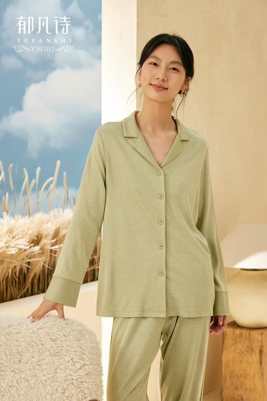 郁凡诗女款家居睡衣上下套Y39702 商品图2