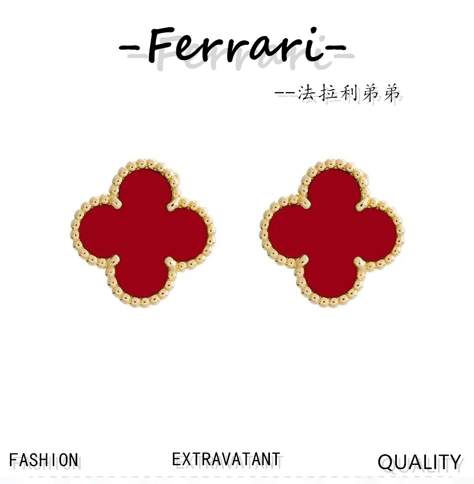 梵克**宝  四叶草耳钉