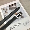 H家   女款  & Swift掌纹小牛皮和Epsom小牛皮双面头层皮腰带。 商品缩略图4