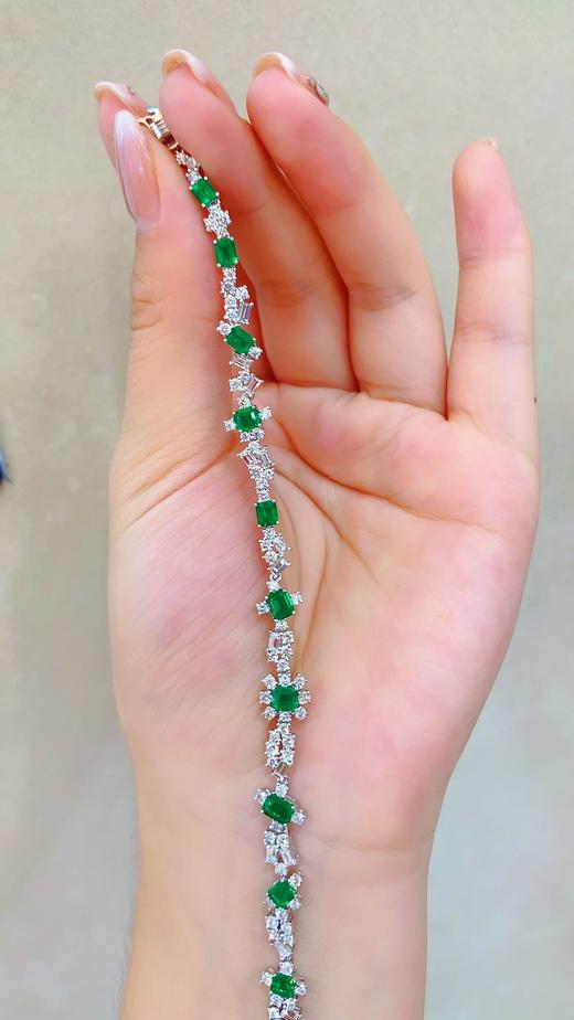 2.97ct 祖母绿手链 商品图0