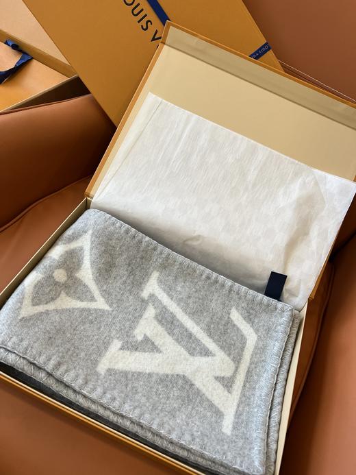 驴家羊绒锁边秀围巾（灰色）正品级 商品图0