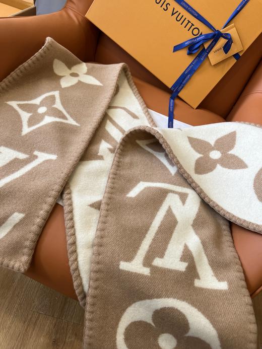 驴家羊绒锁边秀围巾（奶茶色）正品级 商品图6