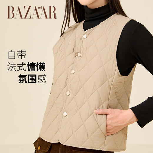 BAZAAR RED暖心马甲男女同款， 一件升温5.8℃，轻松多彩 百搭色系，让马甲治愈一切 穿出不同风格 商品图4