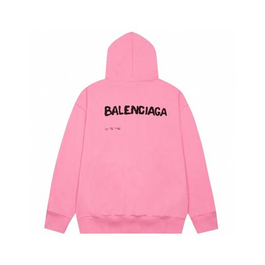 Balenci*/巴黎世* 模糊阴影LOGO 连帽卫衣 双色可选 （Y*BG） 商品图5