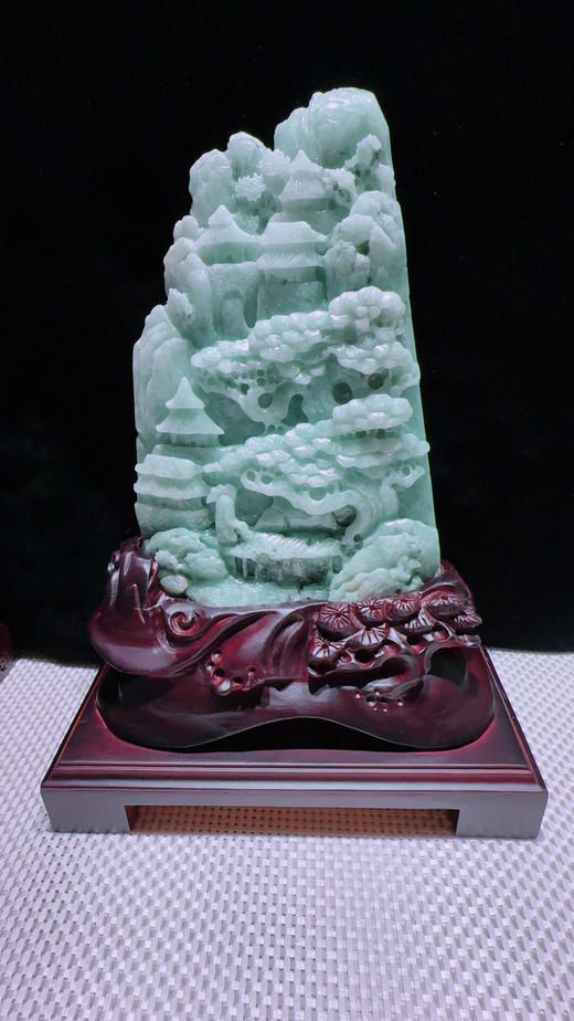 620307翡翠摆件【高山流水】超值价2980 商品图5