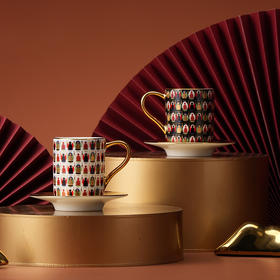 陶溪川 东方宇宙-千佛图浓缩咖啡杯碟