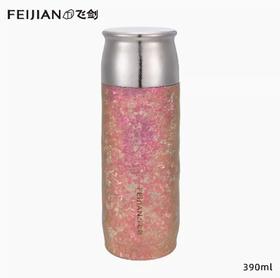 飞剑云动系列纯钛焖泡茶保温杯-海棠粉RD-390ML