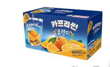 【盒】农心 卡普利森 橙子味200ml*10 [곽]농심 카프리썬 오렌지200ml*10 商品图0