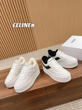 凯旋门# 厚底羊毛休闲鞋 增高运动鞋（HD）