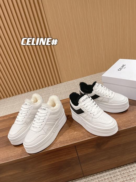 凯旋门# 厚底羊毛休闲鞋 增高运动鞋（HD） 商品图0