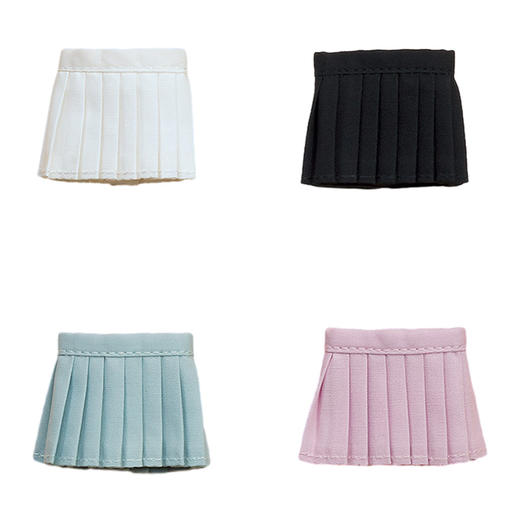 【GSC现货】粘土娃  服装套组 迷你裙 (白色/黑色/蓝色/粉色) 商品图4