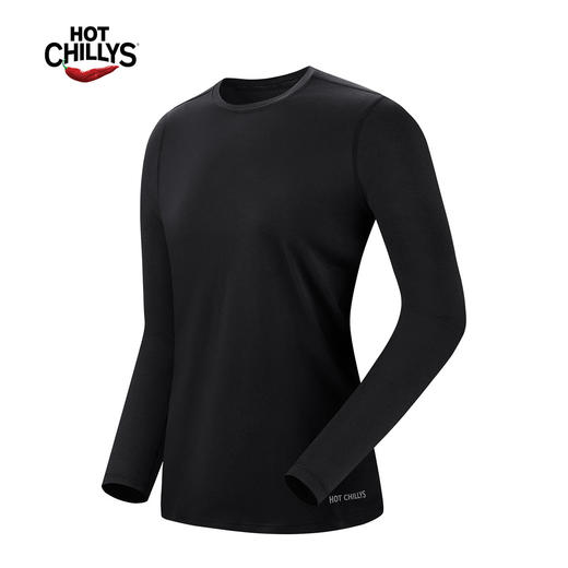 Hotchillys热椒桃皮女户外功能内衣训练运动圆领保暖速干上衣5616 商品图4