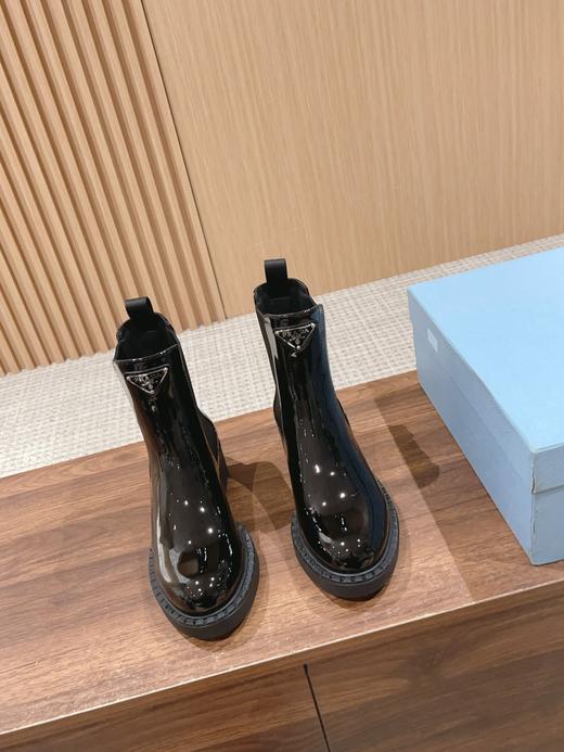 * 普*达经典款三角标烟管靴 切尔西裸靴（HD） 商品图2