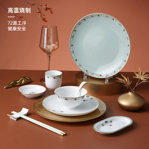 陶溪川 东方宇宙-花开敦煌一人食餐具 商品图1