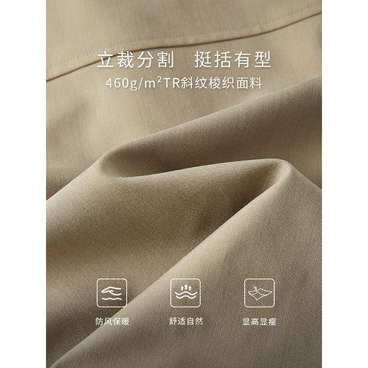 【年货节】熙世界美式工装风外套小个子2025秋装新款气质休闲短款夹克上衣 商品图3