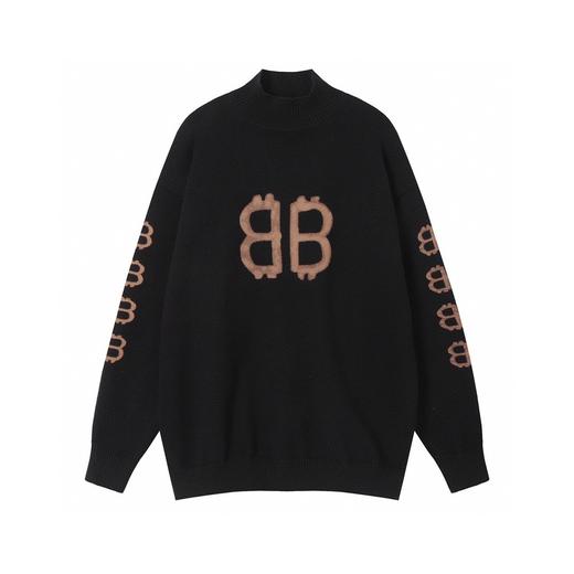 巴黎*家  23FW 秋冬新款双B比特印花宽松版型（Y*BG） 商品图0