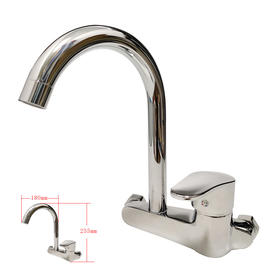 龙头/KL1-07A/入墙混合/全铜镀铬/单把