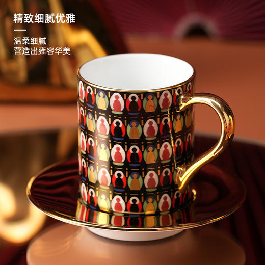 陶溪川 东方宇宙-千佛图浓缩咖啡杯碟 商品图3