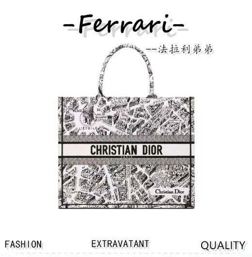 2色！DIOR 巴黎地图TOTE！托特D家 商品图0