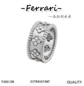 梵家四叶草珠珠戒指 ZQ