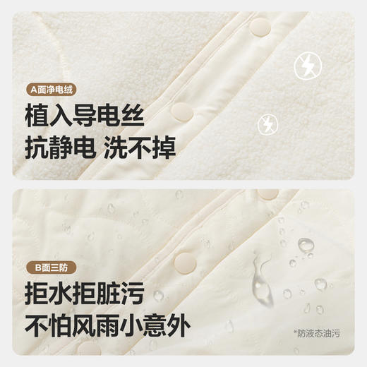 【净电绒】迷你巴拉冬款儿童防水双面穿夹棉外套厚款亲子棉服 商品图2