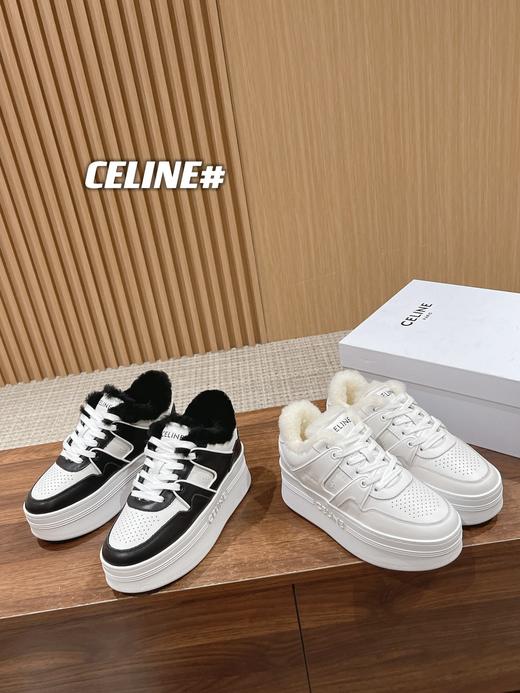 凯旋门#  厚底羊毛休闲鞋 增高运动鞋（HD） 商品图0